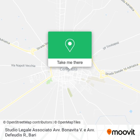 Studio Legale Associato Avv. Bonavita V. e Avv. Defeudis R. map