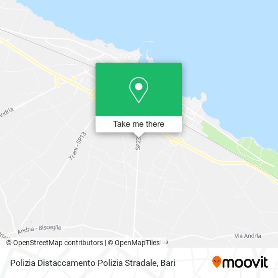 Polizia Distaccamento Polizia Stradale map