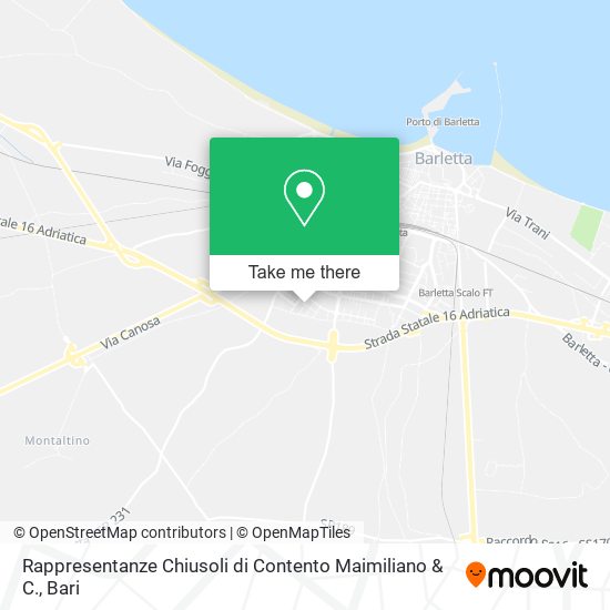 Rappresentanze Chiusoli di Contento Maimiliano & C. map