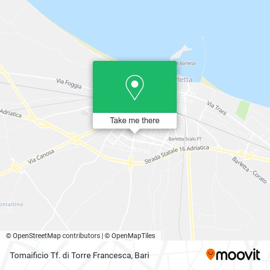 Tomaificio Tf. di Torre Francesca map