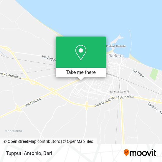 Tupputi Antonio map