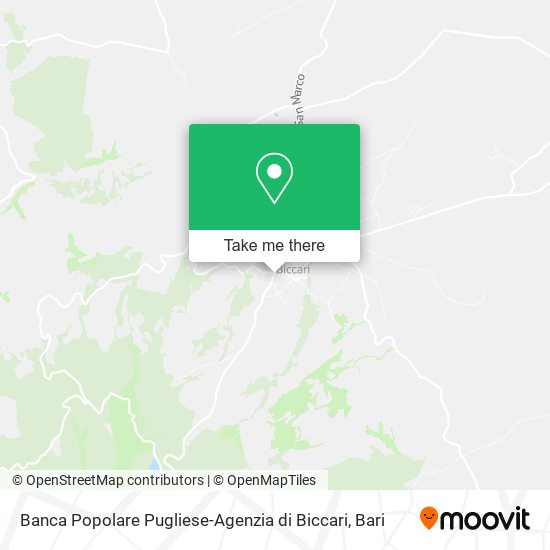 Banca Popolare Pugliese-Agenzia di Biccari map