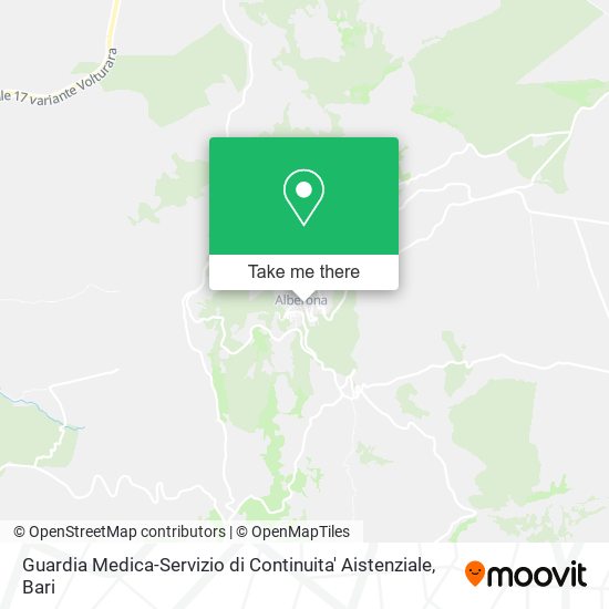 Guardia Medica-Servizio di Continuita' Aistenziale map