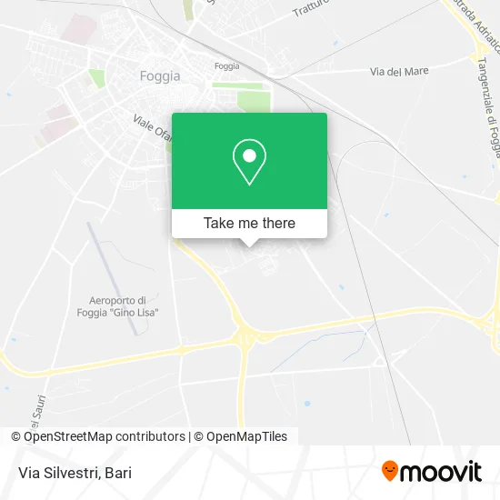 Via Silvestri map