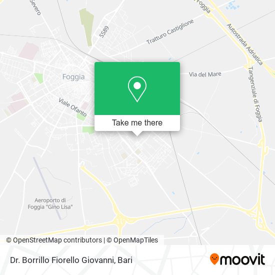 Dr. Borrillo Fiorello Giovanni map