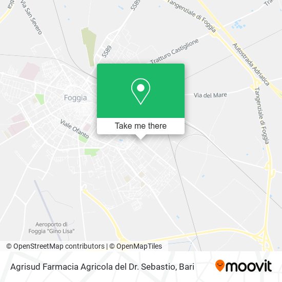 Agrisud Farmacia Agricola del Dr. Sebastio map