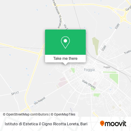 Istituto di Estetica il Cigno Ricotta Loreta map