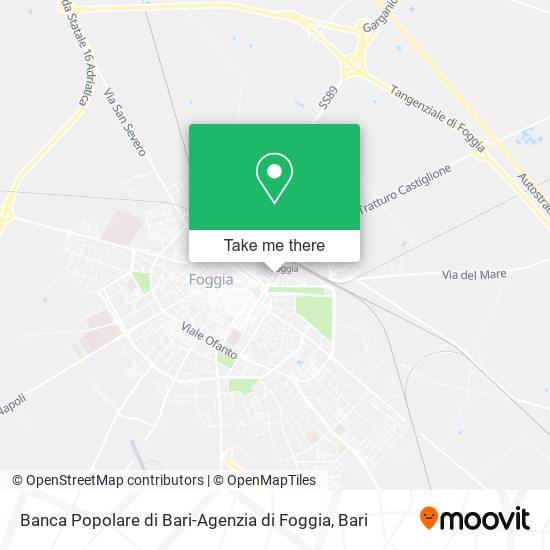 Banca Popolare di Bari-Agenzia di Foggia map