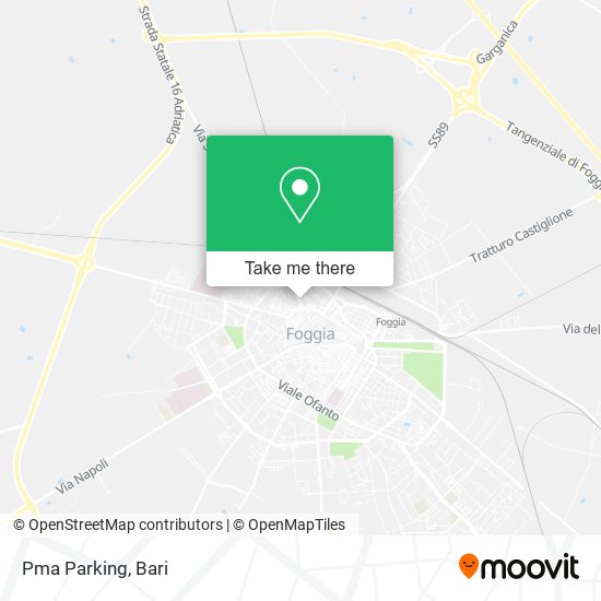 Pma Parking map