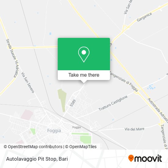 Autolavaggio Pit Stop map