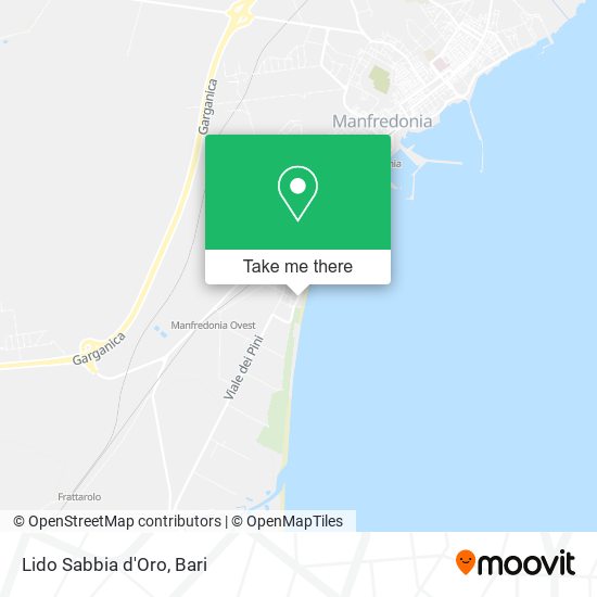 Lido Sabbia d'Oro map