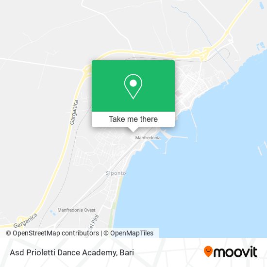 Asd Prioletti Dance Academy map