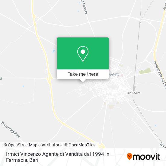 Irmici Vincenzo Agente di Vendita dal 1994 in Farmacia map