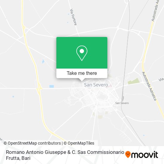 Romano Antonio Giuseppe & C. Sas Commissionario Frutta map