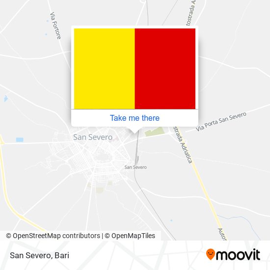 San Severo map