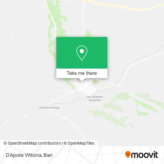 D'Apote Vittoria map