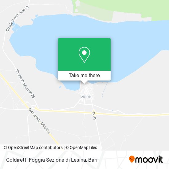 Coldiretti Foggia Sezione di Lesina map