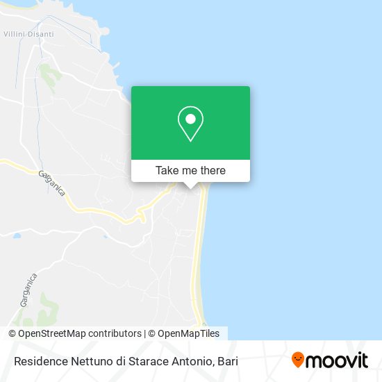 Residence Nettuno di Starace Antonio map
