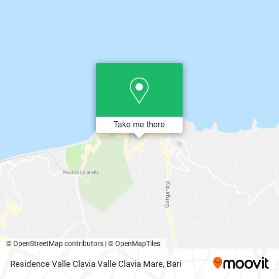 Residence Valle Clavia Valle Clavia Mare map