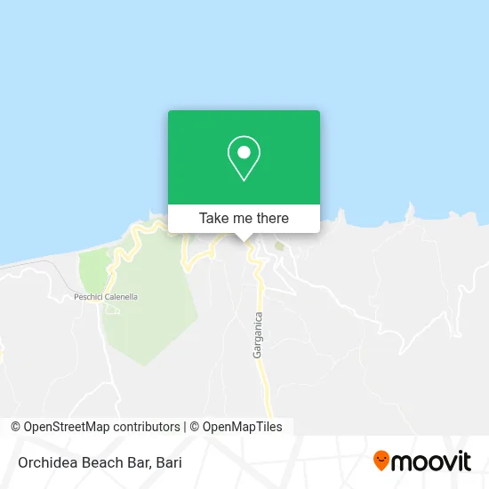 Orchidea Beach Bar map