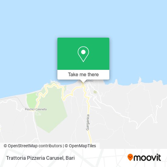Trattoria Pizzeria Carusel map