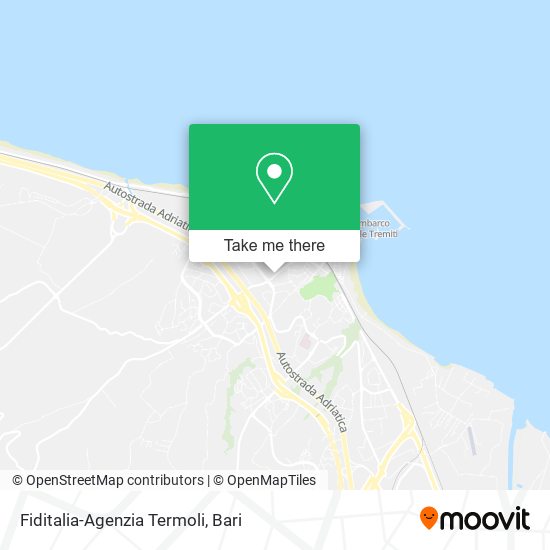 Fiditalia-Agenzia Termoli map