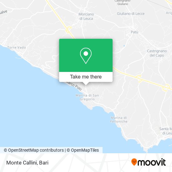 Monte Callini map