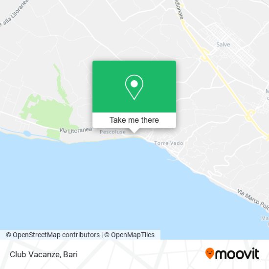 Club Vacanze map