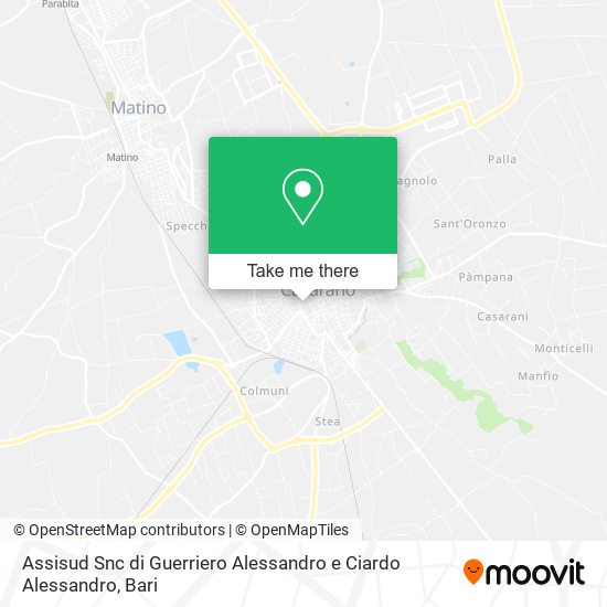 Assisud Snc di Guerriero Alessandro e Ciardo Alessandro map