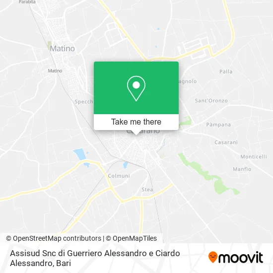 Assisud Snc di Guerriero Alessandro e Ciardo Alessandro map