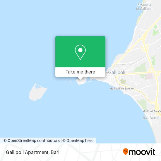 Gallipoli Apartment map