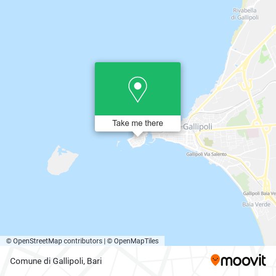 Comune di Gallipoli map