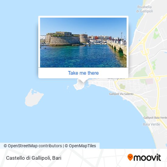 Castello di Gallipoli map