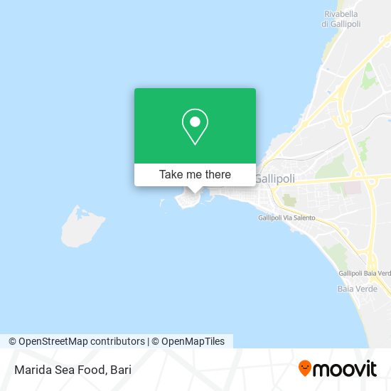 Marida Sea Food map