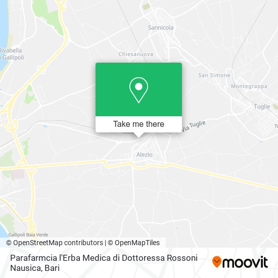 Parafarmcia l'Erba Medica di Dottoressa Rossoni Nausica map