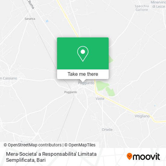 Mera-Societa' a Responsabilita' Limitata Semplificata map