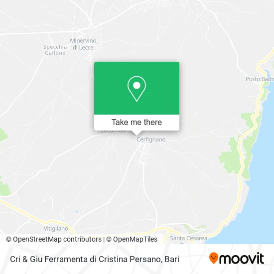 Cri & Giu Ferramenta di Cristina Persano map