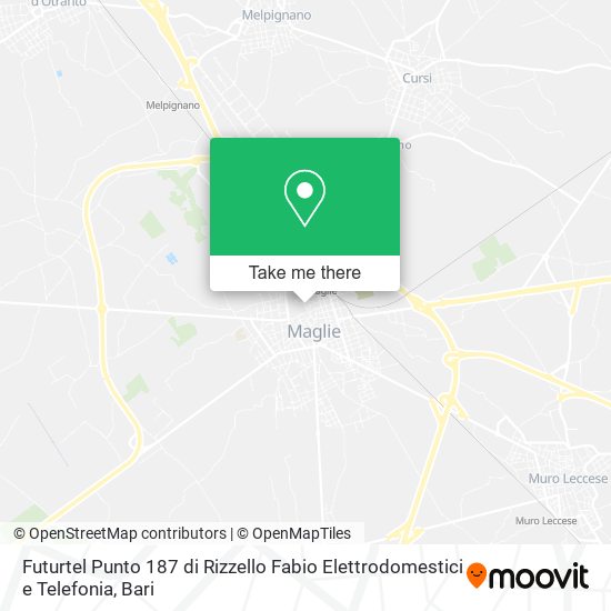 Futurtel Punto 187 di Rizzello Fabio Elettrodomestici e Telefonia map