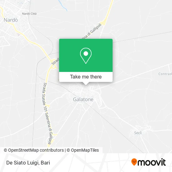 De Siato Luigi map