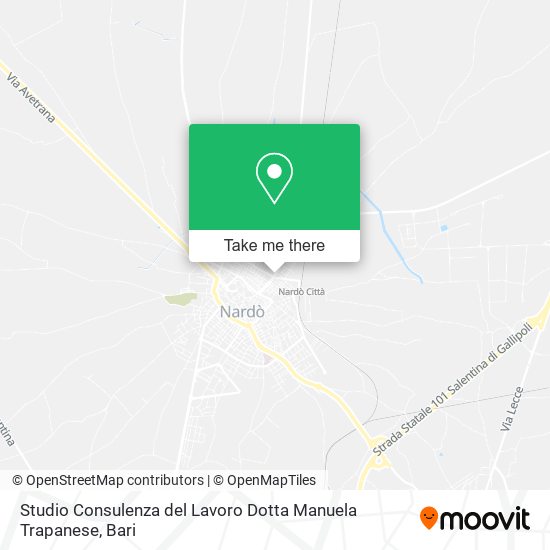 Studio Consulenza del Lavoro Dotta Manuela Trapanese map