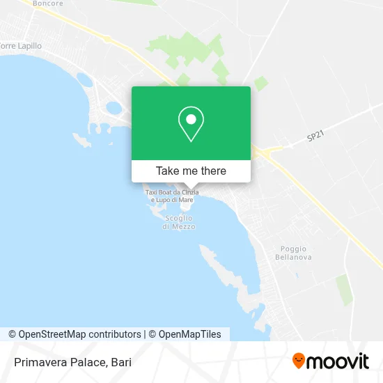 Primavera Palace map