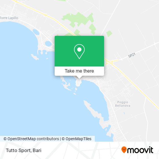 Tutto Sport map