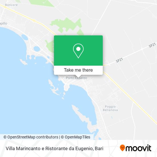 Villa Marincanto e Ristorante da Eugenio map