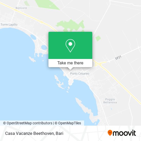 Casa Vacanze Beethoven map