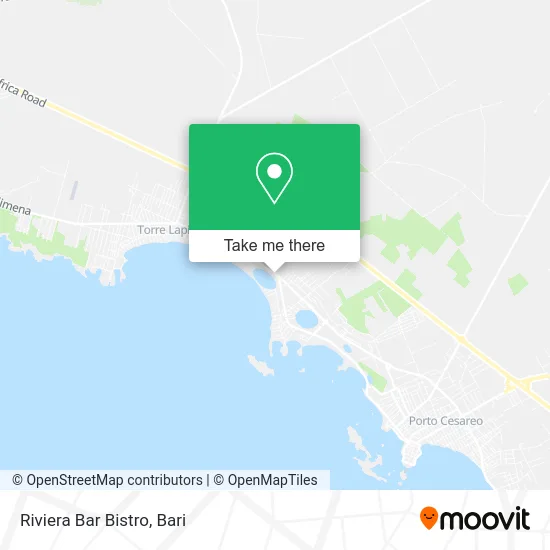 Riviera Bar Bistro map