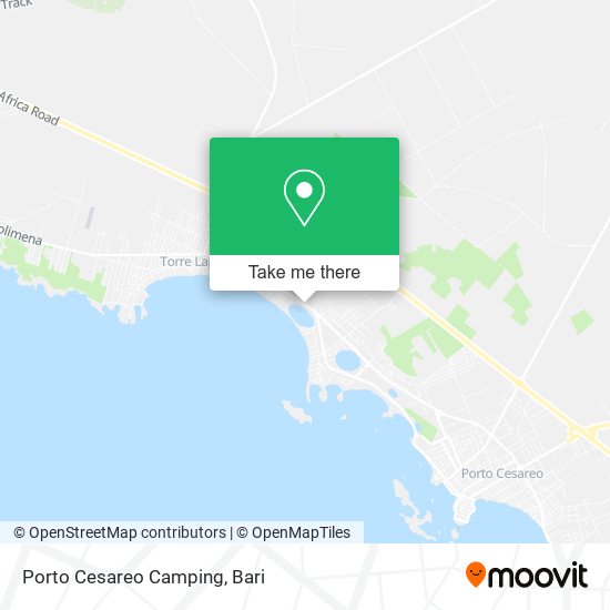 Porto Cesareo Camping map