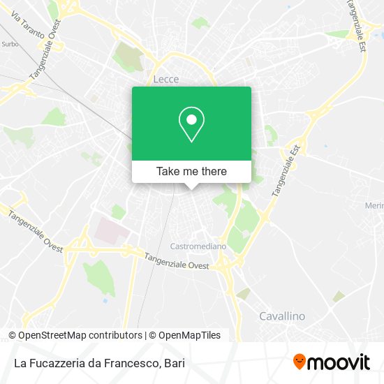 La Fucazzeria da Francesco map