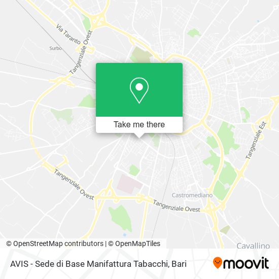 AVIS - Sede di Base Manifattura Tabacchi map