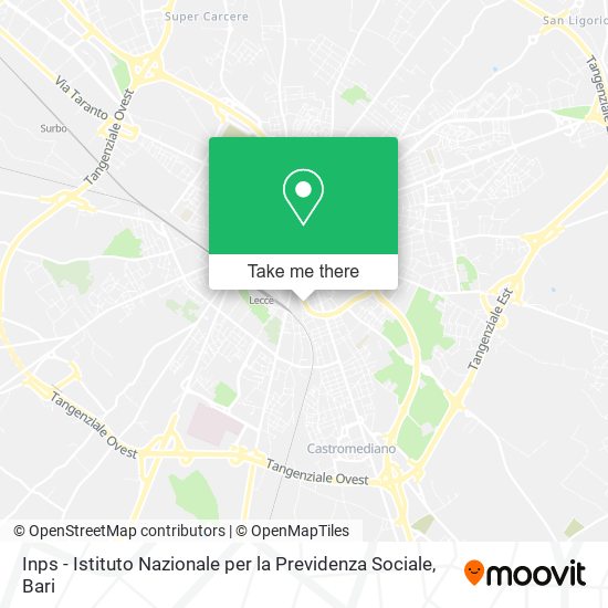 Inps - Istituto Nazionale per la Previdenza Sociale map