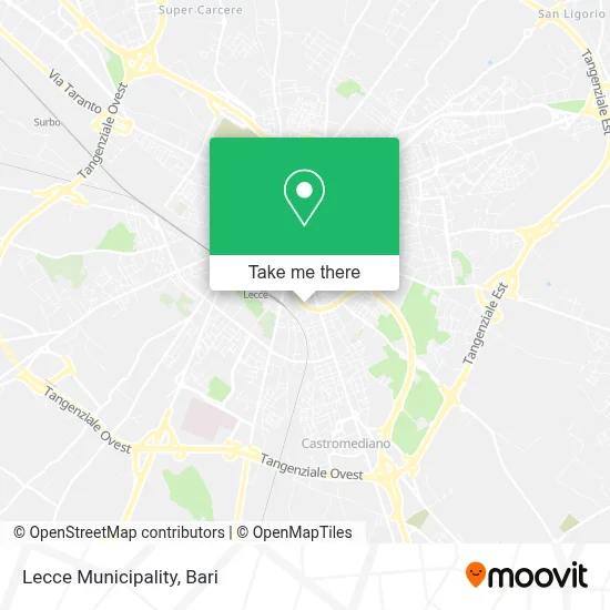Lecce Municipality map